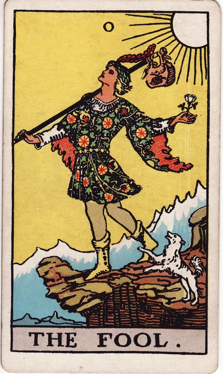 The Fool, from the Rider–Waite–Smith tarot